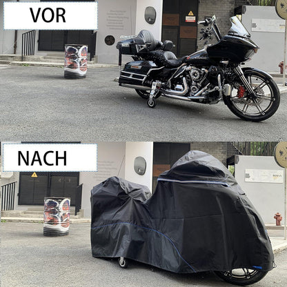 Motorradabdeckplane 275cm – Wasserdicht & Hitzebeständig