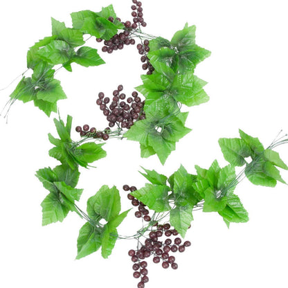 Künstliche Weinrebe 10er Set – Dekorative Trauben für Haus & Garten