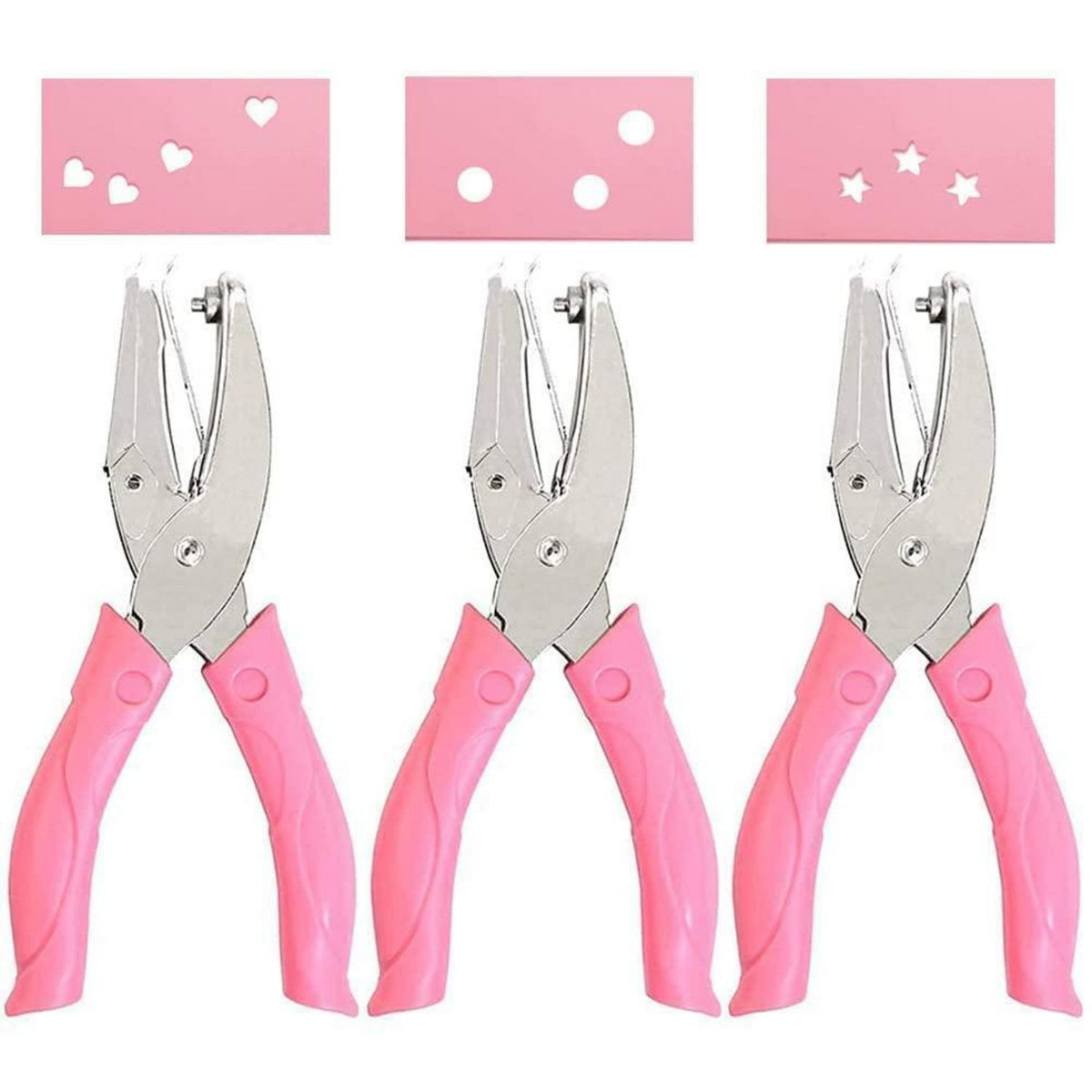 3er-Set Locher – Handlochzange für Papier, Basteln & Büro