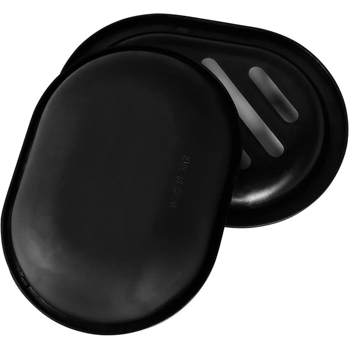 Seifenschale 2er-Pack Schwarz – Trocken & Hygienisch