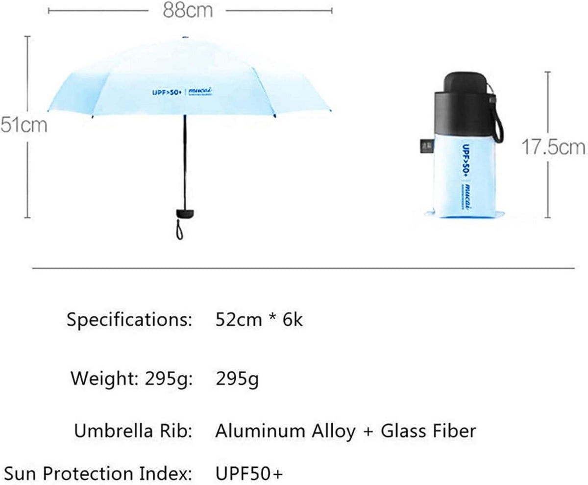 Kompakter OAICIA Regenschirm Sturmfest UV-Schutz Taschenschirm