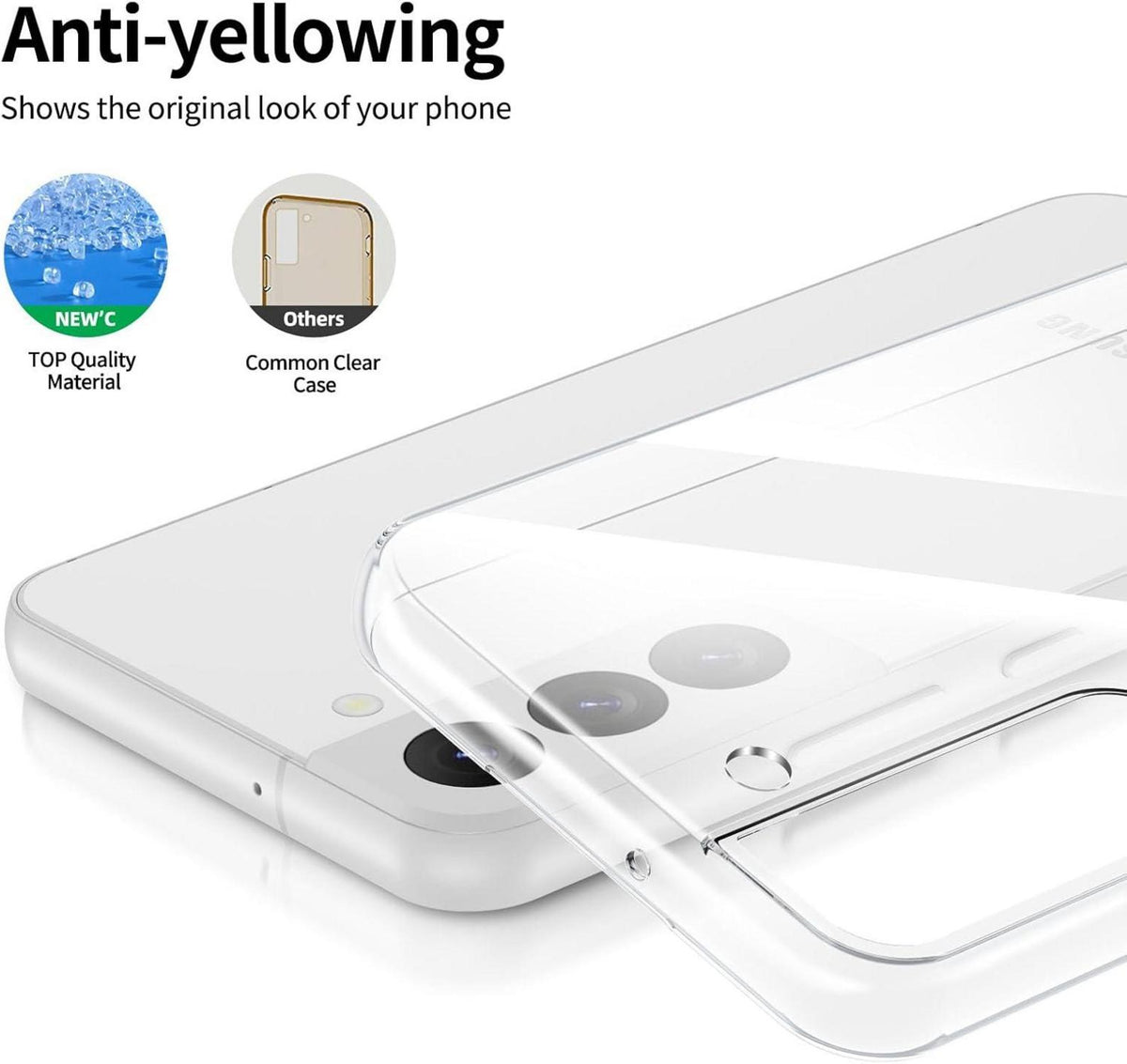 NEW'C Samsung Galaxy S21 5G Hülle + Panzerglas Set