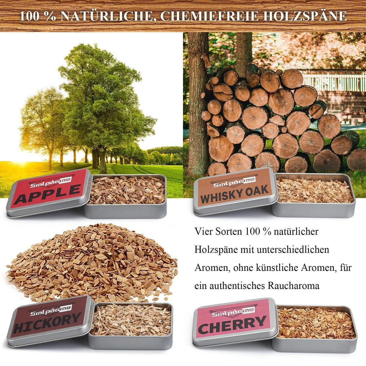 Cocktail Smoker Set mit Holzspänen – Geschenk für Barkeeper