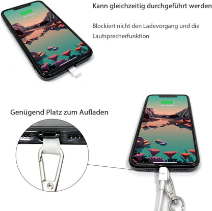 Handykette Universal zum Umhängen - Kompatibel mit jedem Handy - Kette