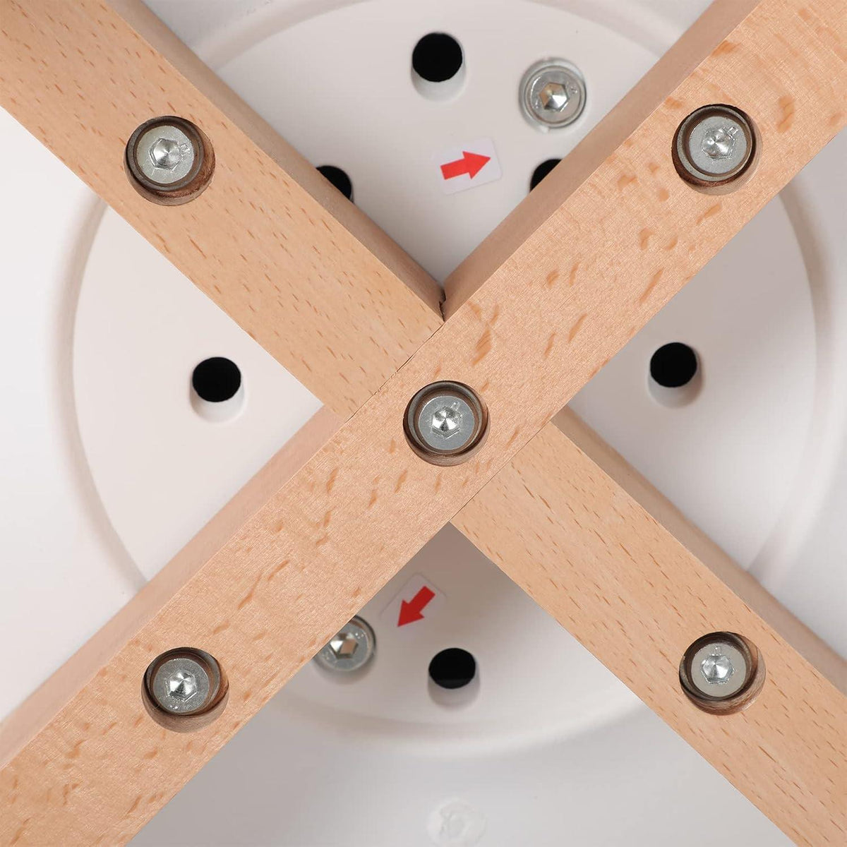 8 Esszimmerstühle Buche Holz, skandinavisches Design, weiß