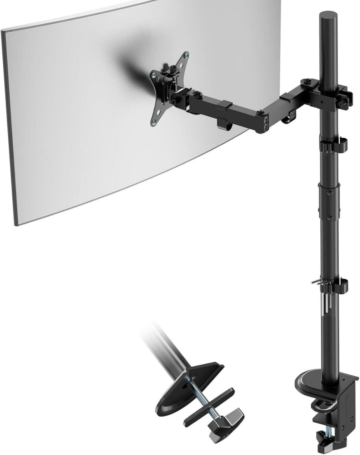Monitor Halterung 80cm Höhe 1 Monitor 13-35 Zoll Bildschirm Voll
