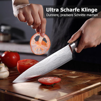 XL Premium Messerset 7-teilig Profi Kochmesser Küchenmesser