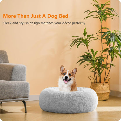 Orthopädisches Hundebett rund Hundekissen Hundesofa waschbar
