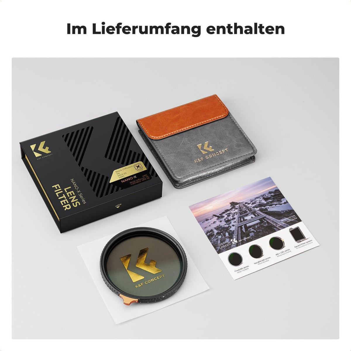 2-in-1 Black Mist & Variabler ND Filter 49mm