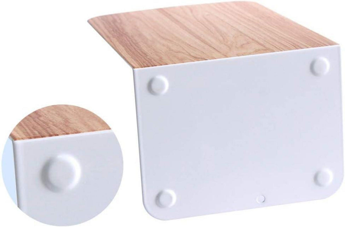 Buchstützen Metall Holzimitat L-Form 20 x 14 x 10 cm 8 Paare