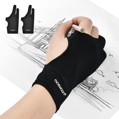 Drawing Glove 2er Pack Medium Artist Handschuh Grafiktablett