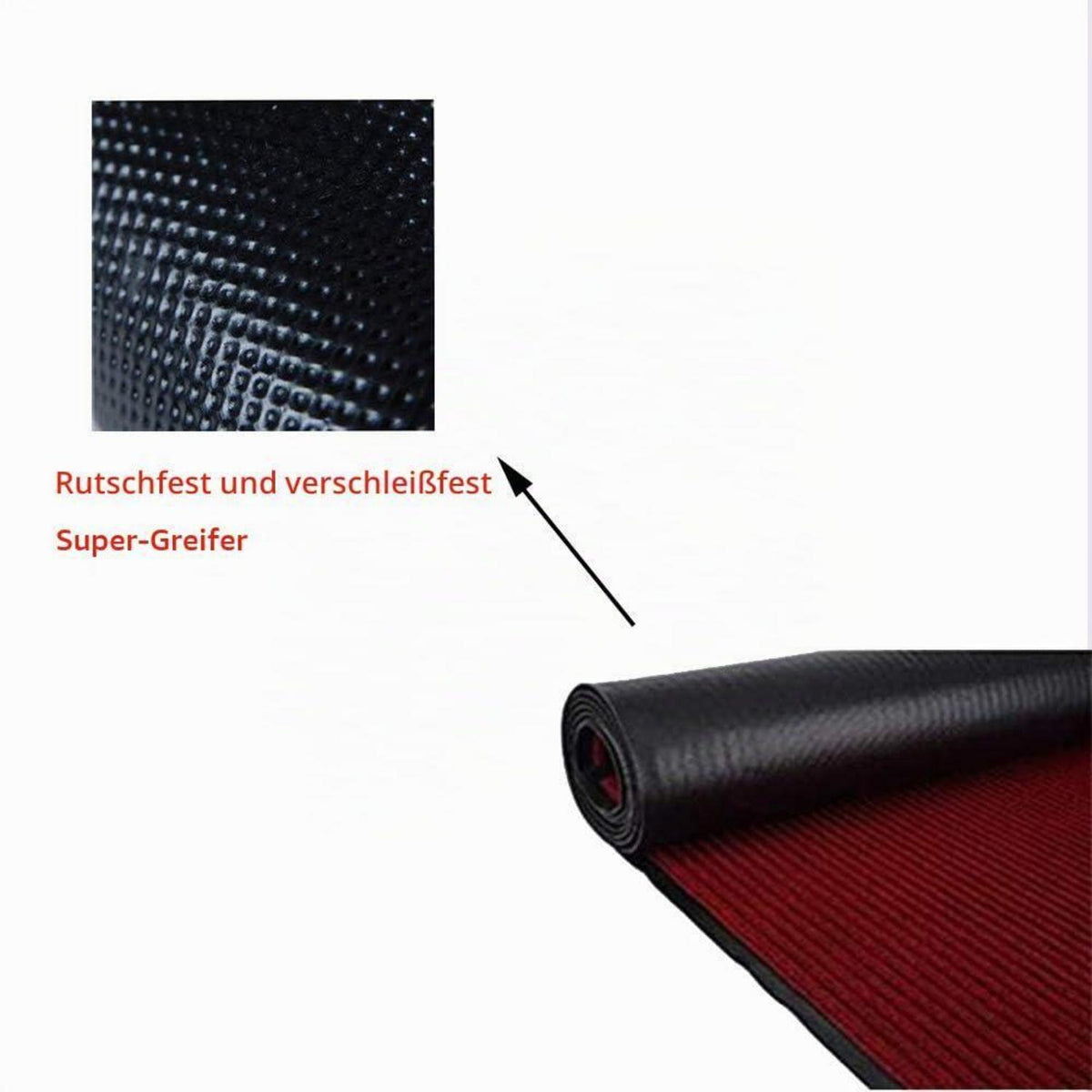 Läufer 90x300cm Rutschfest – Schmutzfangmatte für Flur & Eingang