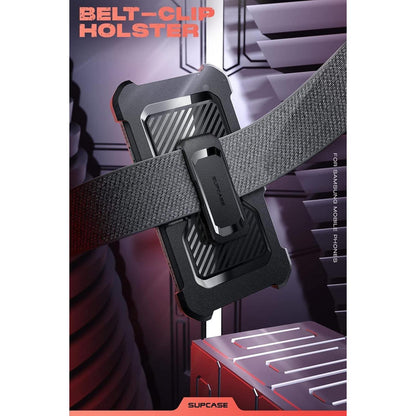 Robuste Outdoor Hülle für Samsung Galaxy S22 5G mit Gürtelclip Rot