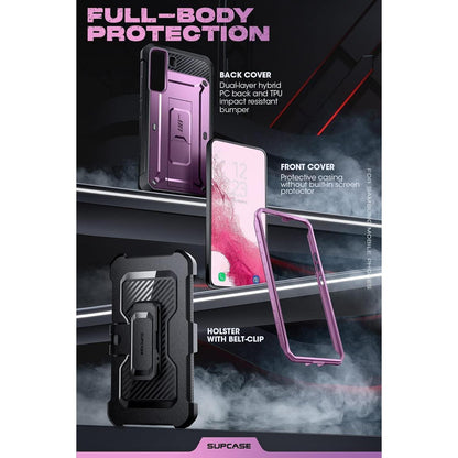 Schutzhülle mit Ständer für Samsung Galaxy S22 5G, Violett