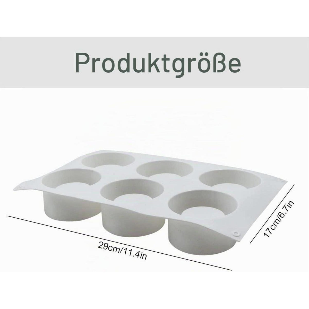 Silikon Backform 9 Hohlraum – Kuchen, Pudding & Muffinformen