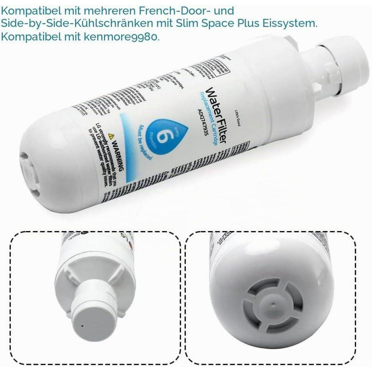 Kühlschrank Wasserfilter LT1000p – 1000 Liter Kapazität
