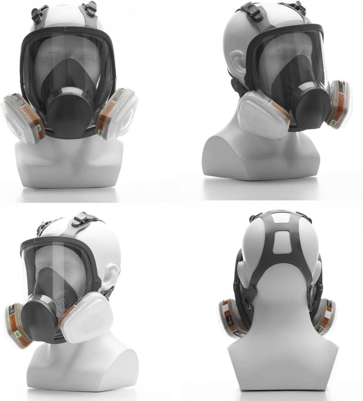 Full Facepiece Atemschutzmaske 6800 Arbeitsversicherungszubehör 12 Filtern 2