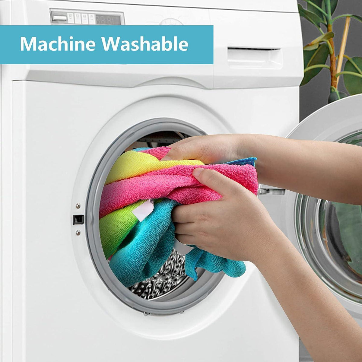 100 Microfasertücher Multicolor – Reinigungstücher für Küche & Auto