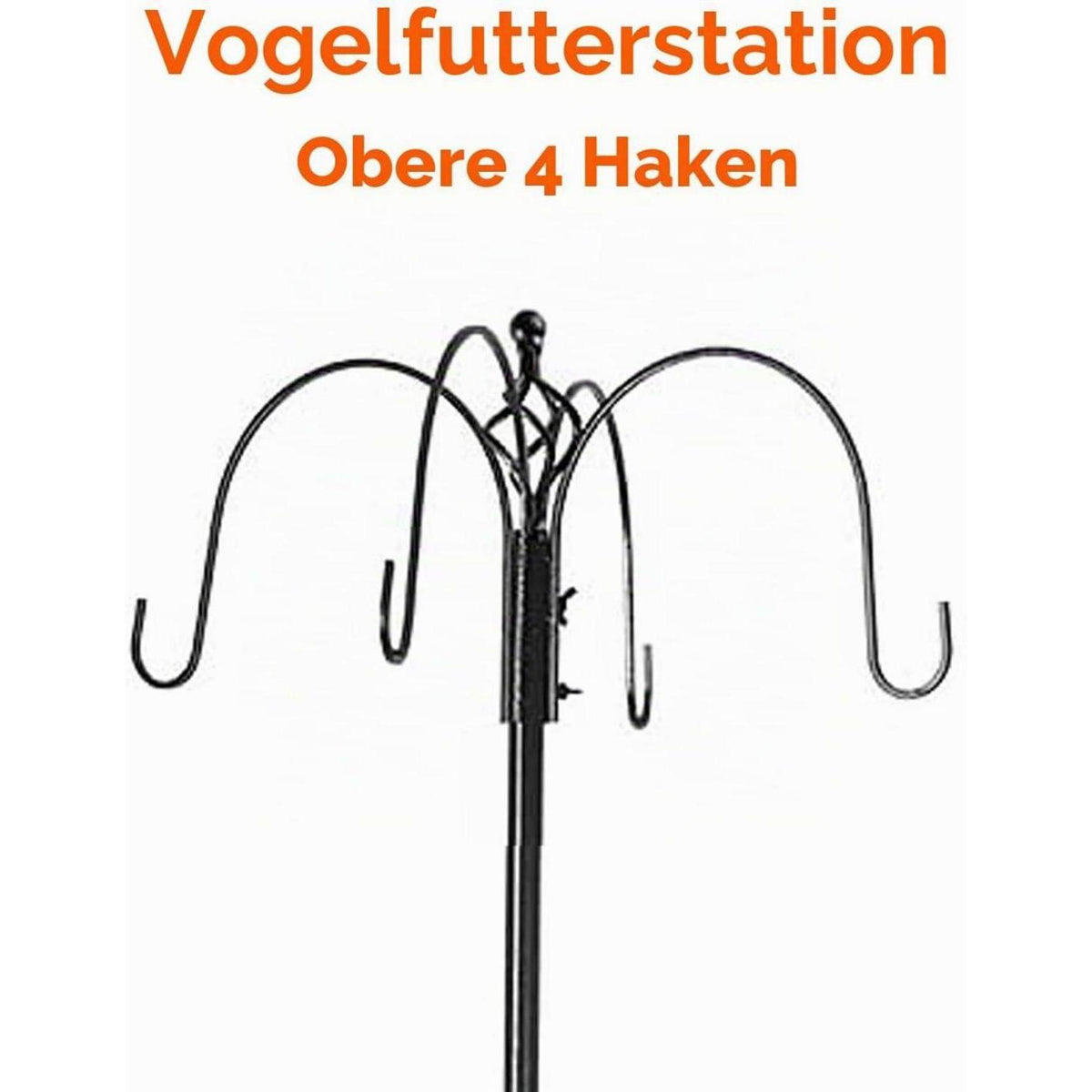 Robuste Vogelfutterstation mit Ständer & Zubehör für Wildvögel