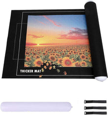 Puzzlematte für 2000 Puzzle Teile in Schwarz 80 * 120 cm