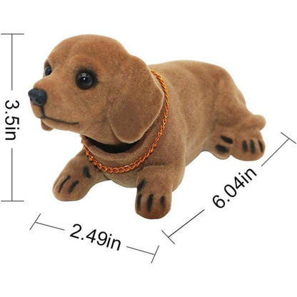 Wackelhund Deko Figur – Nicken Kopf Hund für Auto & Zuhause