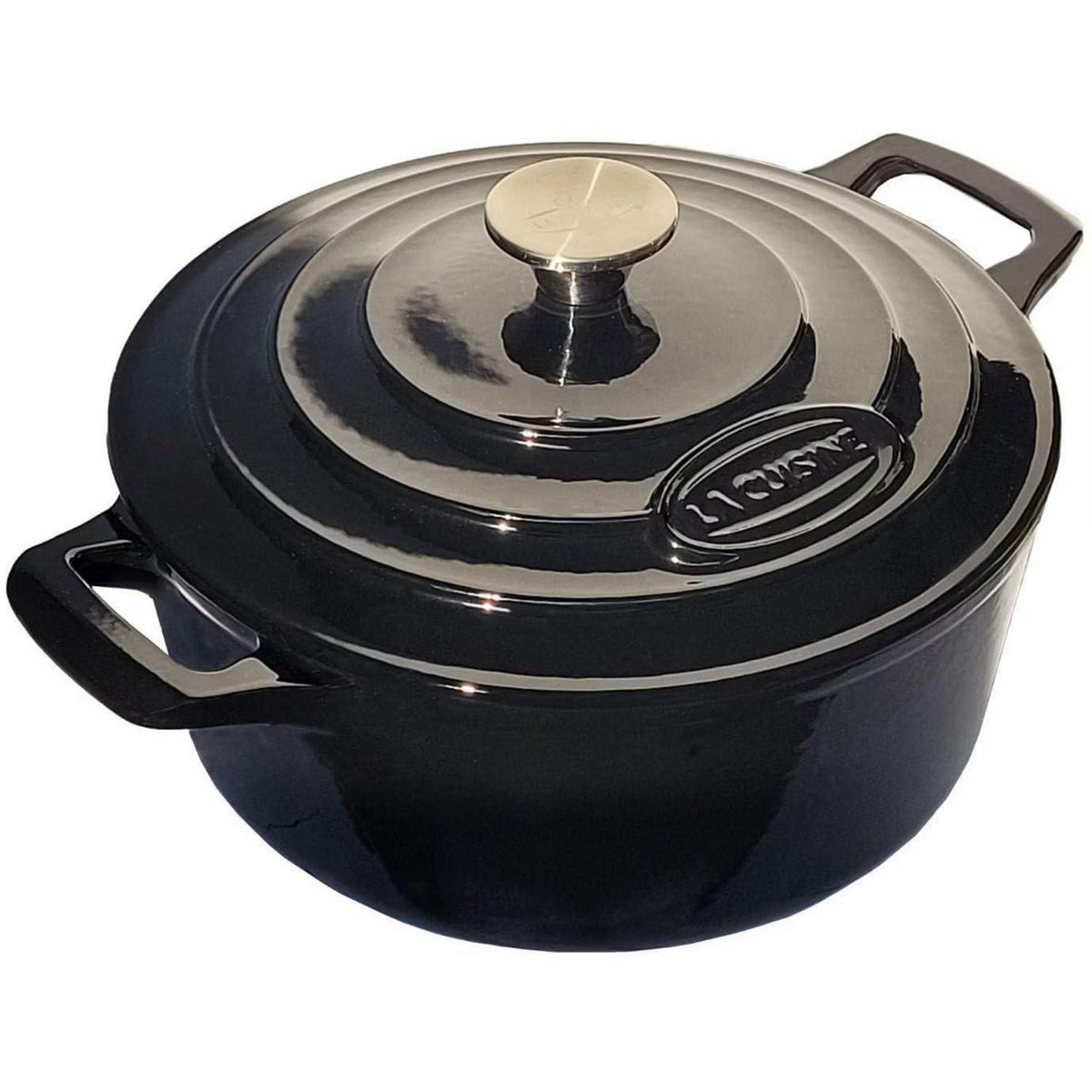 Gusseisentopf 26cm – Emaillierter Bräter für Ofen & Herd