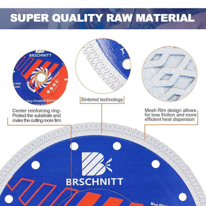 Diamant Trennscheibe 200mm Turbo Mesh für Fliesen & Stein