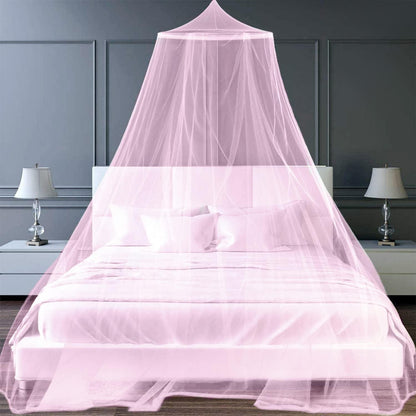 Moskitonetz Bett Rosa für Doppel- & Einzelbetten