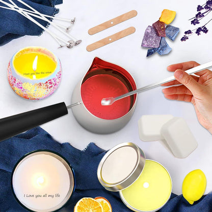 Kerzen Gießen Set DIY Kit 480g Sojawachs Anfänger Kinder