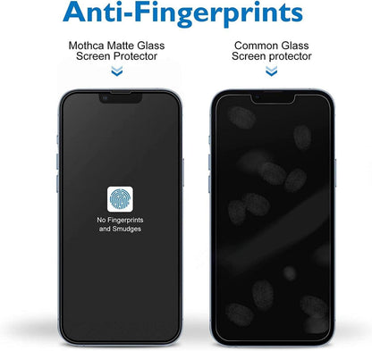 2er Pack Matt Panzerglas für iPhone 14/13/13 Pro 6,1 Zoll
