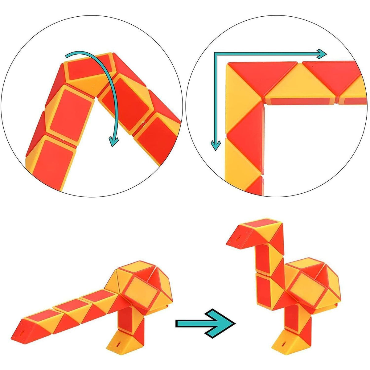 24 Mini Magische Würfel Puzzles - Kindergeburtstagsgeschenke