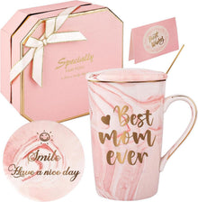 Beste Mutter aller Zeiten Tasse, Rosa Geschenkset 420ML