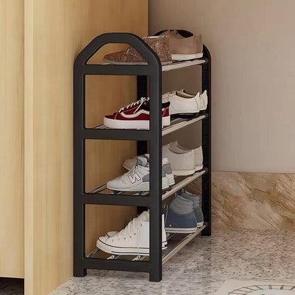 Kleines Schuhregal 3 Ebenen Schuhaufbewahrung Organizer