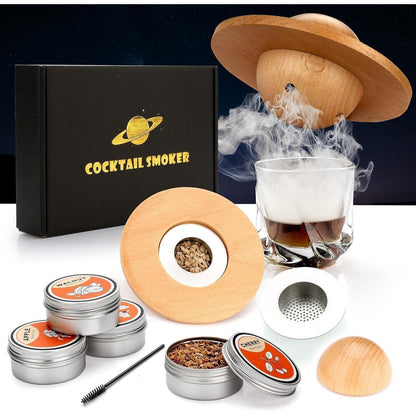 Whiskey Smoker Set Geschenke für Männer mit 4 Holzchips Kit