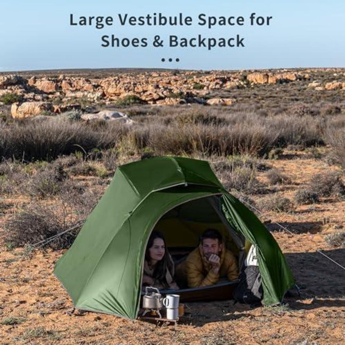 Ultraleichtes 3-Personen Zelt für Camping & Wandern