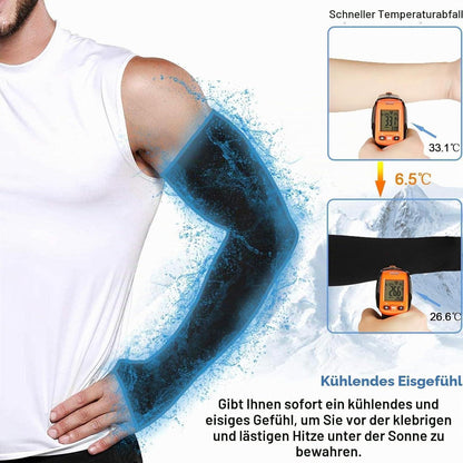 Kühlende Armstulpen mit Daumenloch & UV-Schutz UPF 50 - 3er Set
