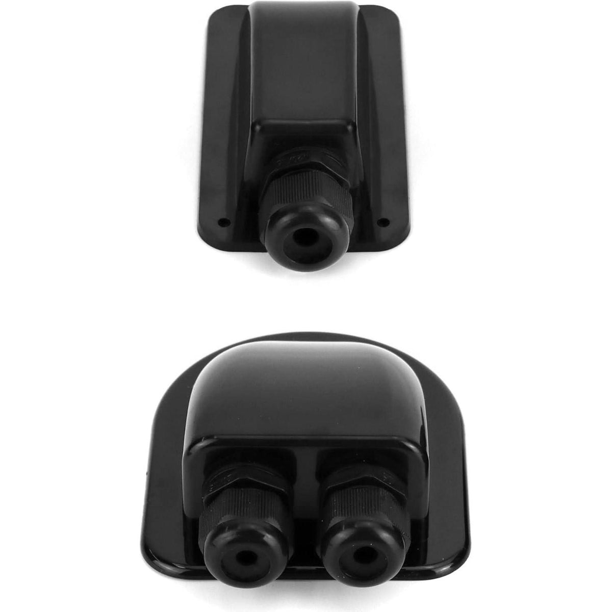 QWORK® Dachdurchführung IP68 Wasserdicht ABS Solar 2-Fach / 1-Fach