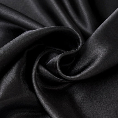 Damier Bettwäsche Set 135x200cm - Satin Glanz Schwarz Weiß