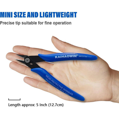 Seitenschneider 10er-Set Präzisions-Drahtschneider Blau