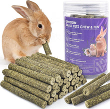 38 Stück Timothy Heu Sticks für Kleintiere, Kauspielzeug & Leckerli