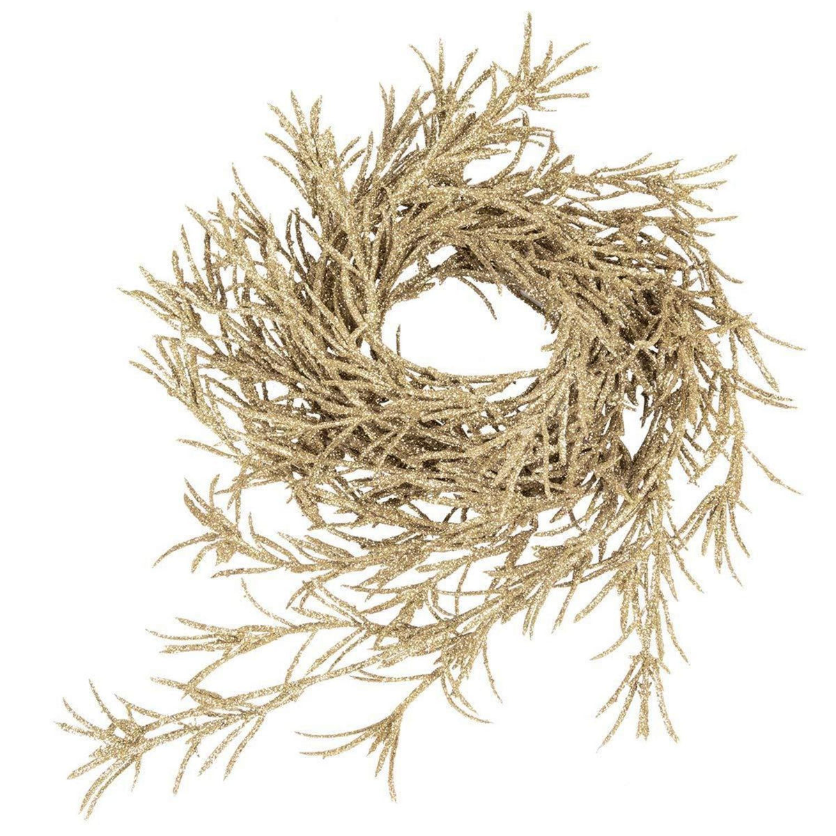 3er-Set Christbaumgirlande mit Glitzer – 183cm