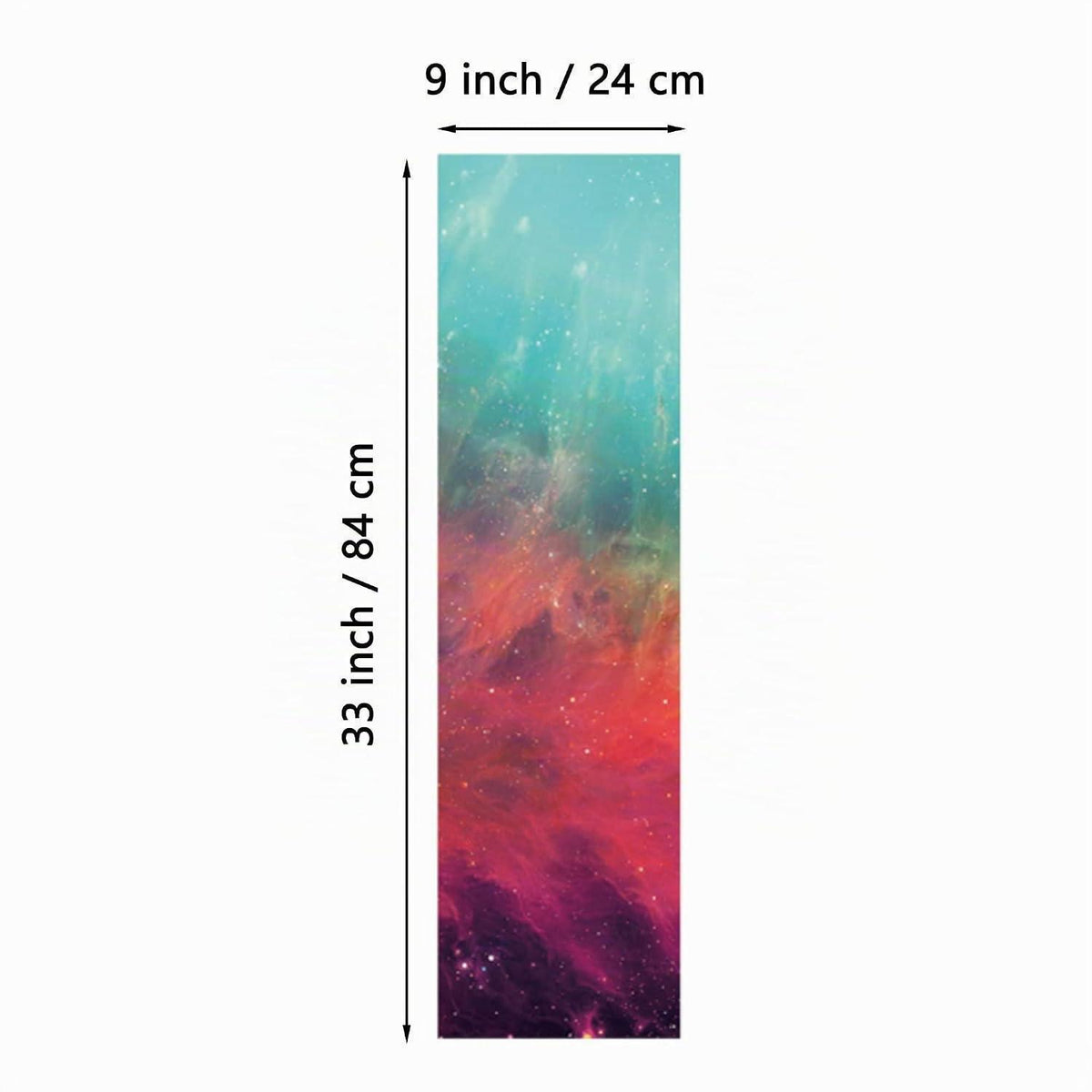 Skateboard Griptape Wasserdicht & Rutschfest 84 x 23 cm