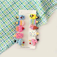 20er Set Kinder Haarspangen Eiscreme Mini Clips Haarschmuck