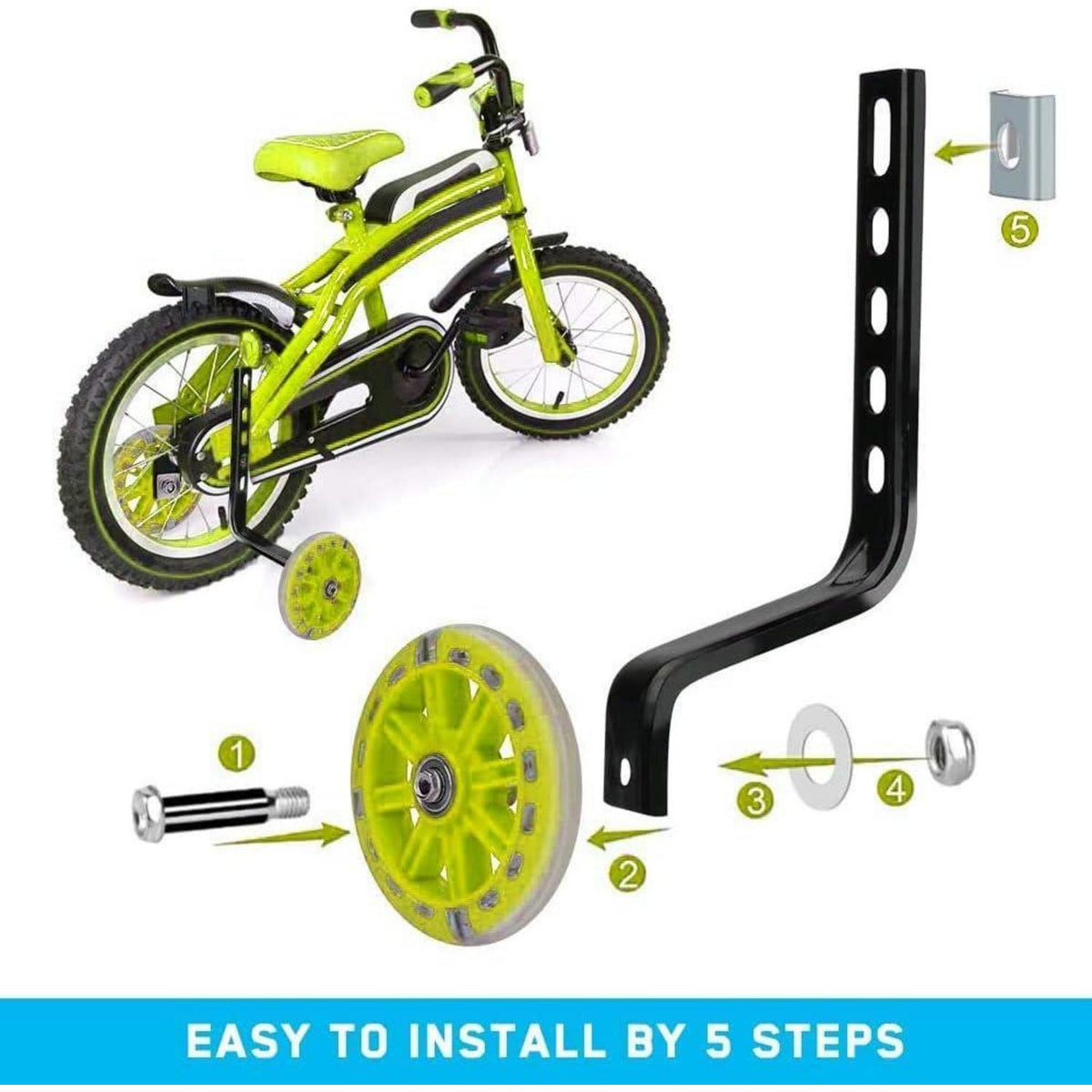 Fahrrad Stützräder Kinder & Erwachsene | Universal & Verstellbar