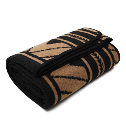 Merinowolle Campingdecke – Warm, Weich & Waschbar – 160x200 cm Khaki