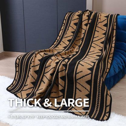 Merinowolle Campingdecke – Warm, Weich & Waschbar – 160x200 cm Khaki