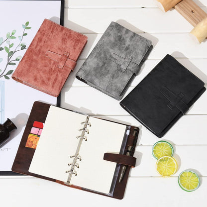 Ringbuch A5 – Notizbuch & Organizer mit Punktrasterpapier in Lederoptik