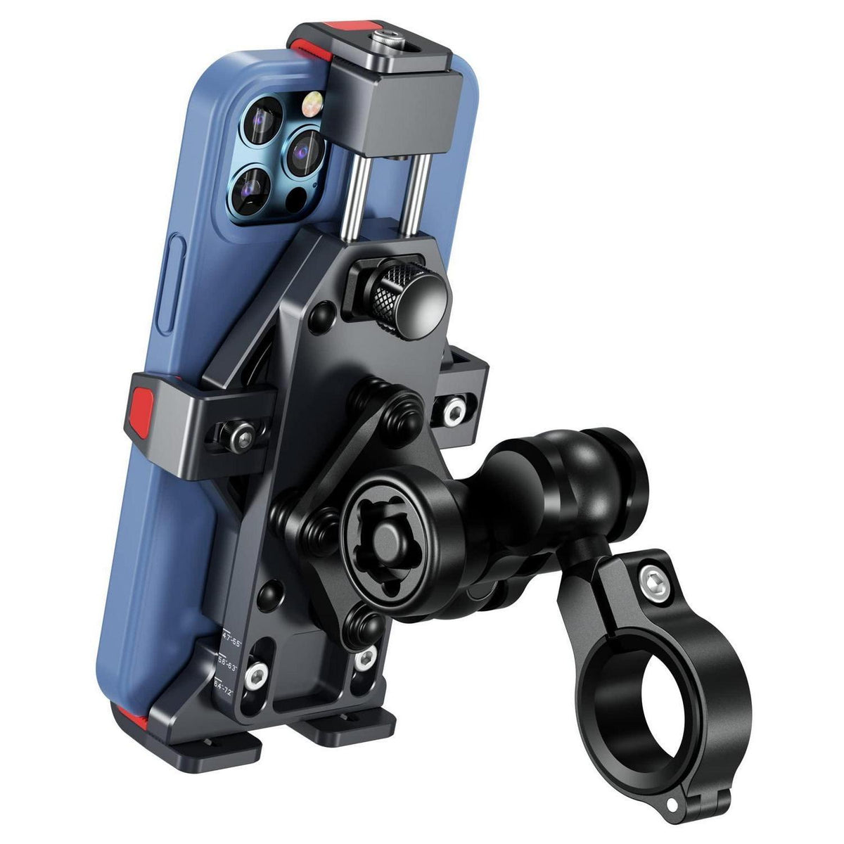 Motorrad Handyhalterung mit Vibrationsdämpfer & Diebstahlschutz