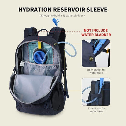 SKYSPER BOGDA 35L Camping Wanderrucksack Trinksystem Trekking Outdoor