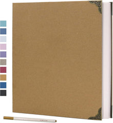 Fotoalbum Selbstklebend Hardcover Scrapbooking Kit 40 Seiten 3 Ringe